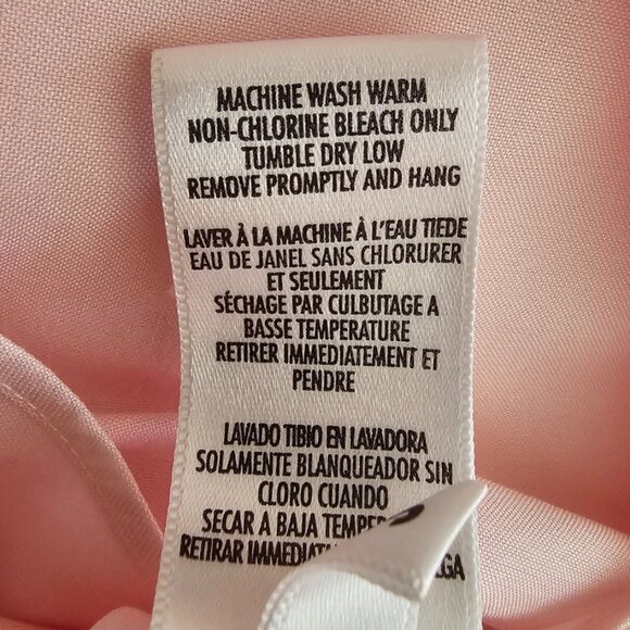 Petite Sophisticate Non-Iron Long Sleeve Button Down Shirt | NWT | SP | Pink - Picture 12 of 15